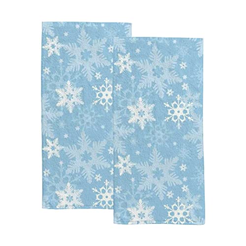 Light Blue White Snow