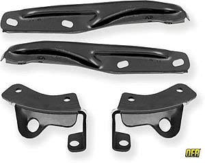 1967 Camaro Front Bumper Bracket Set (4-Piece) - OEM Replacement Parts for Classic Car Restoration & Show Quality Builds