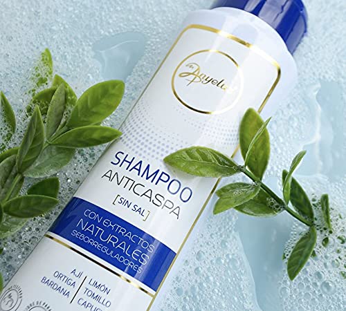 ANYELUZ Anti-Dandruff Shampoo for Men & Women - Sulfate-Free & Scalp Care - Relieves Itchy Scalp & Flakes - Ideal for Daily Use at Home or Travel