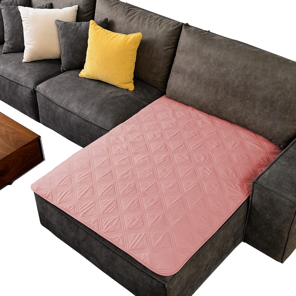 Ameritex Waterproof Dog Bed Cover - Non-Slip Pet Blanket for Furniture Protection, 40x50 Inch Washable Sofa Protector for Dogs & Cats (Light Pink) - Perfect for Couches, Beds & Car Seats