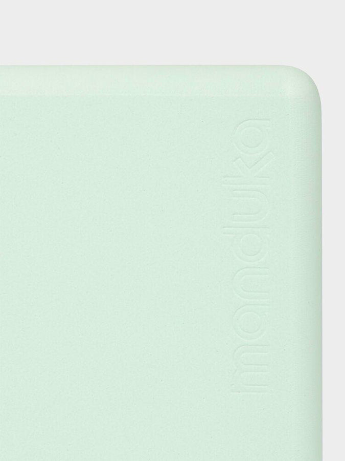 Manduka Recycled EVA Foam Yoga Block - Non-Slip Yoga Brick for Support & Alignment - Ideal for Yoga, Pilates & Meditation at Home or Studio