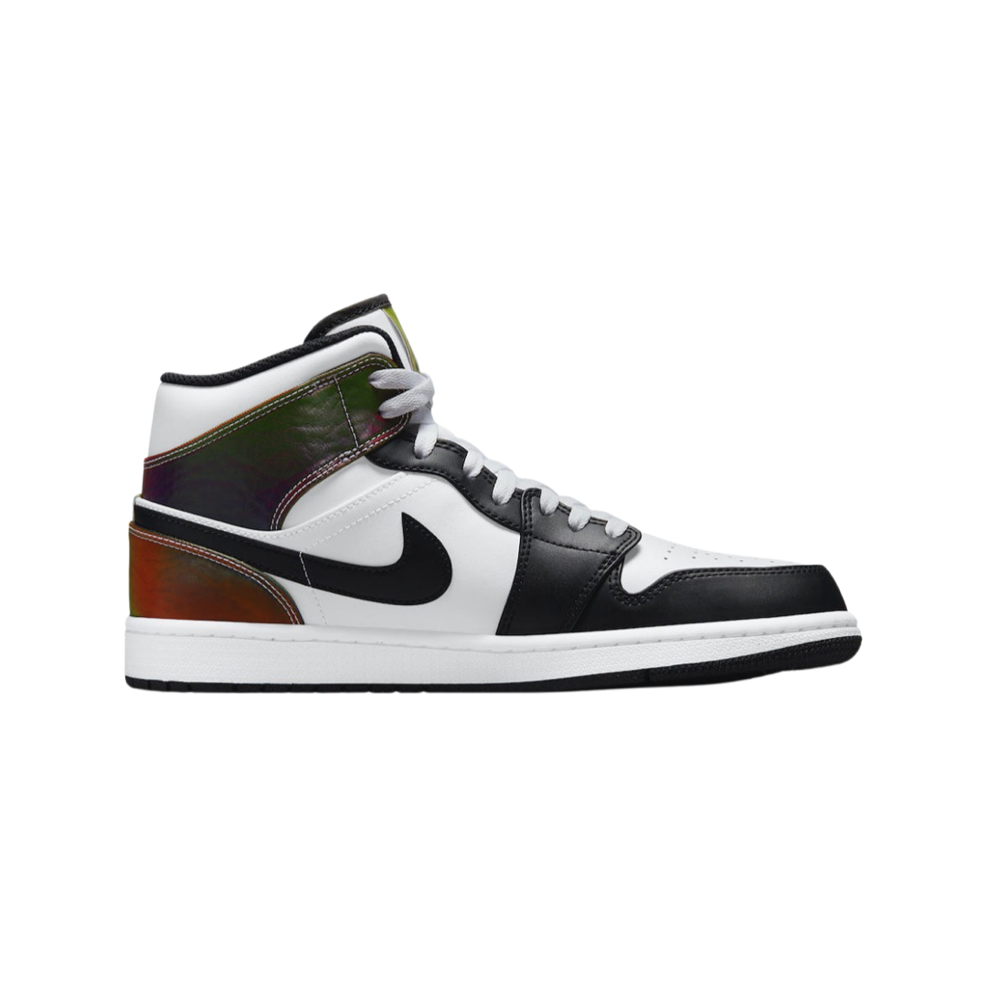 Air Jordan 1 Mid Sneakers - White & Black Basketball Shoes for Men | Casual Wear, Street Style & Sports Performance