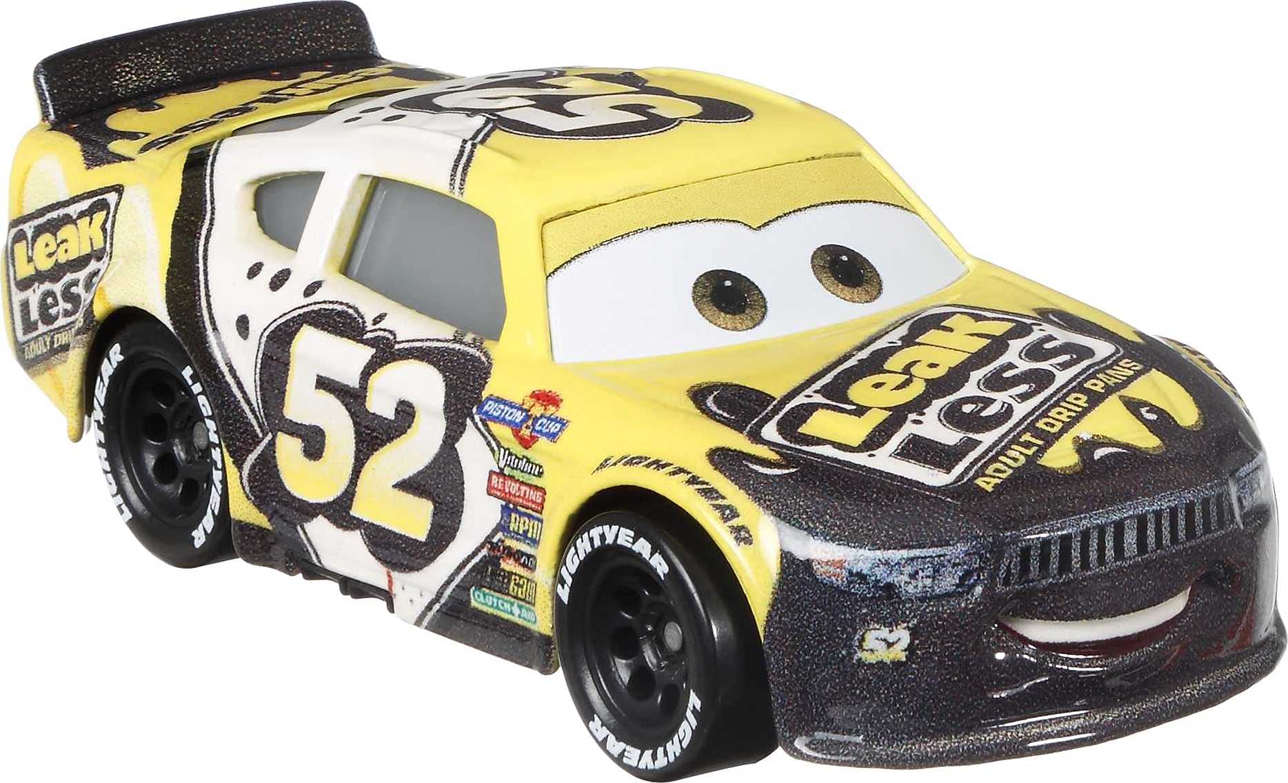 Disney Cars Movie Brian Spark Miniature Collectible Race Car Toy - Official Licensed Die-Cast Vehicle for Kids Age 3+ | Birthday Gift, Playtime Fun, Movie Collection Display