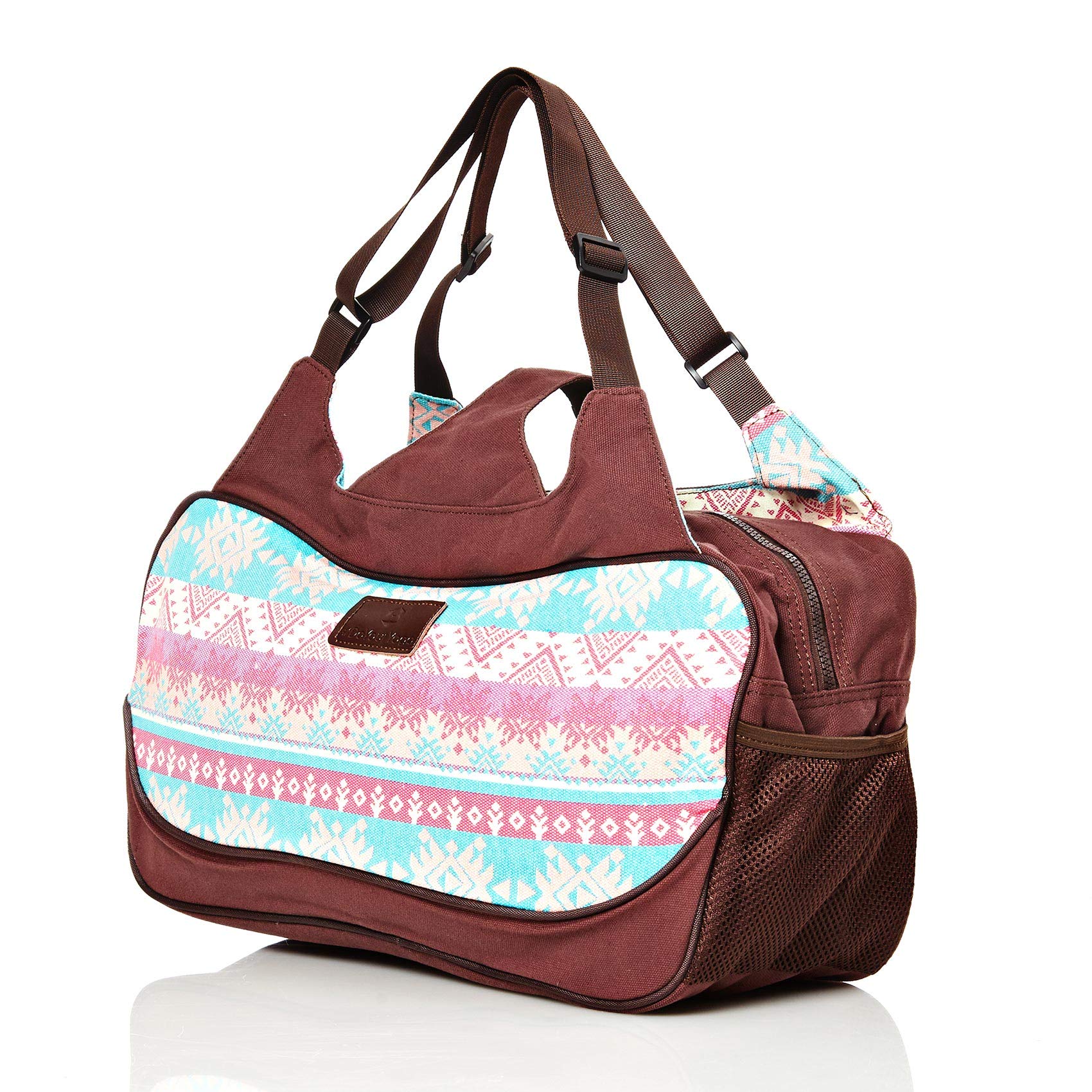 Extra Large Full-Zip Yoga Mat Tote Bag with Multi-Pockets - Gym & Pilates Storage Carrier for Sports Equipment by Vimalaa | Perfect for Yoga Classes, Gym Workouts & Travel