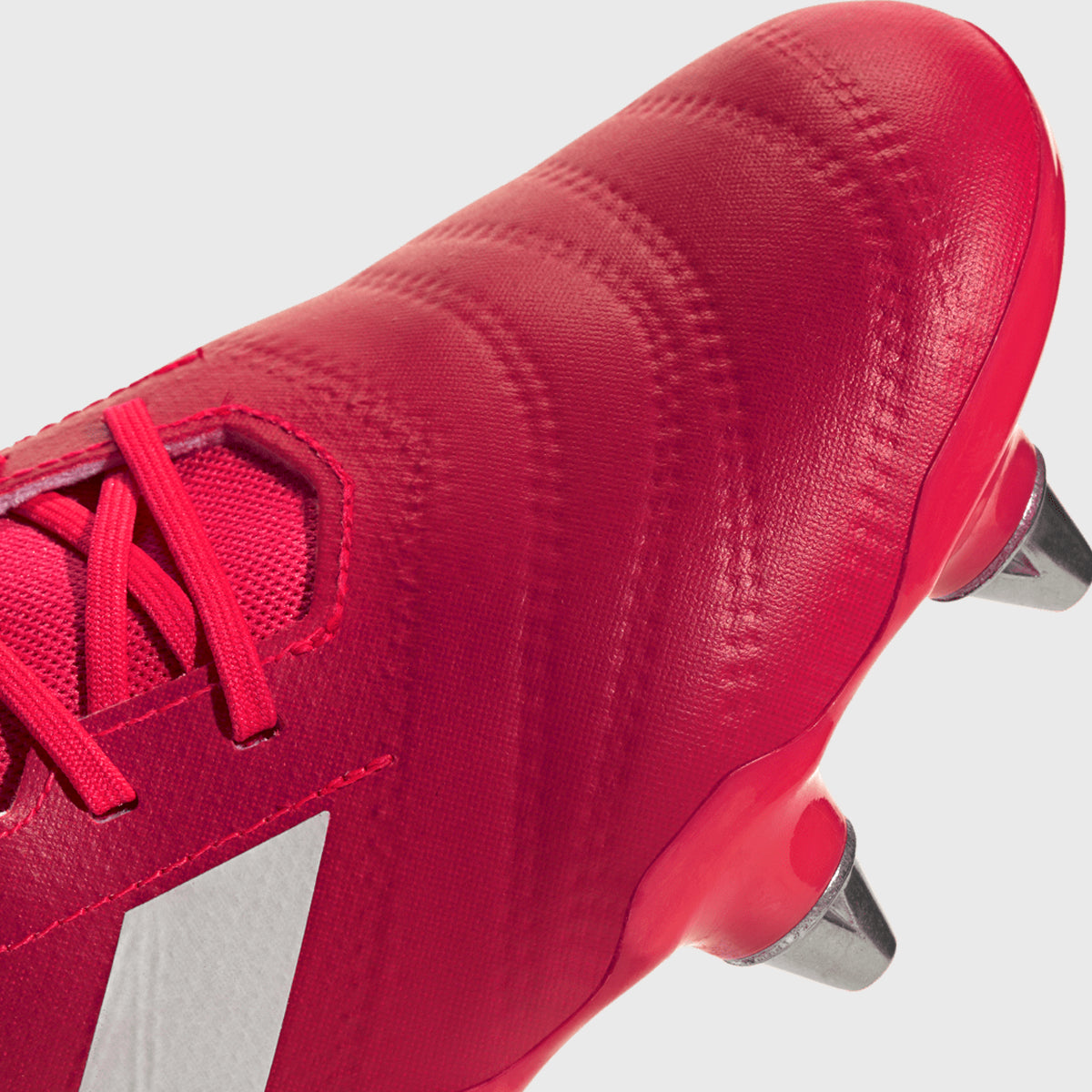 Adidas Kakari RS SG Rugby Cleats - Men's Rugby Boots for Firm Ground, Lightweight & Durable, Lucid Red - Perfect for Rugby Matches & Training Sessions