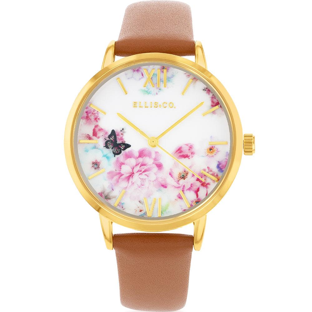 Ellis & Co Bloomfloral - Elegant Floral Print Women's Dress for Casual Wear, Date Night & Summer Outfits