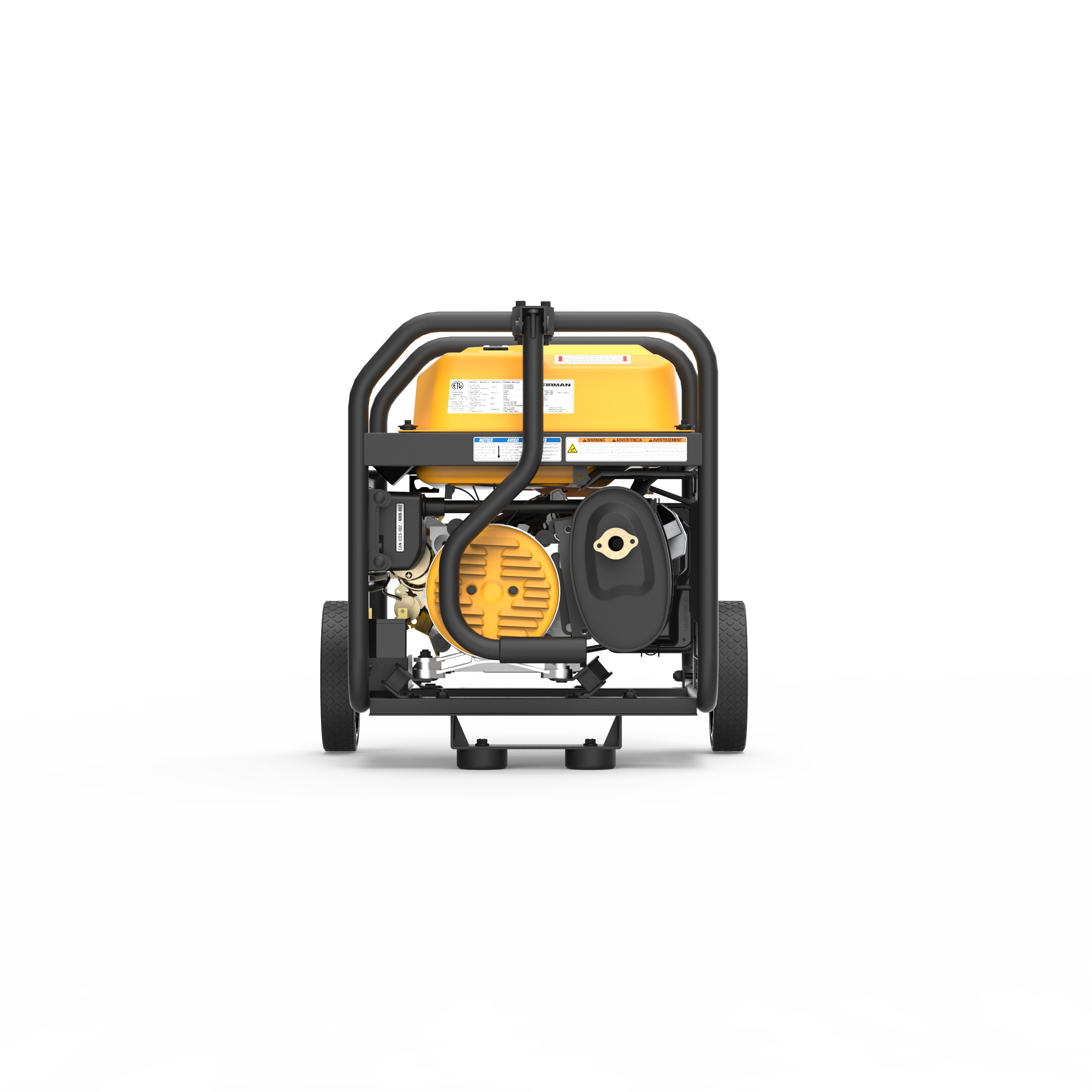 4550W/3650W Remote Start Gas Powered Portable Generator - cETL Certified with Wheel Kit for Home Backup, Camping & Outdoor Power Supply