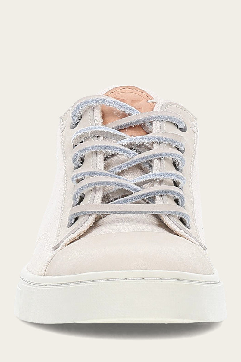 Ivy Canvas Low Lace-Up Sneakers - Comfortable Casual Shoes for Women - Perfect for Walking, Running & Everyday Wear