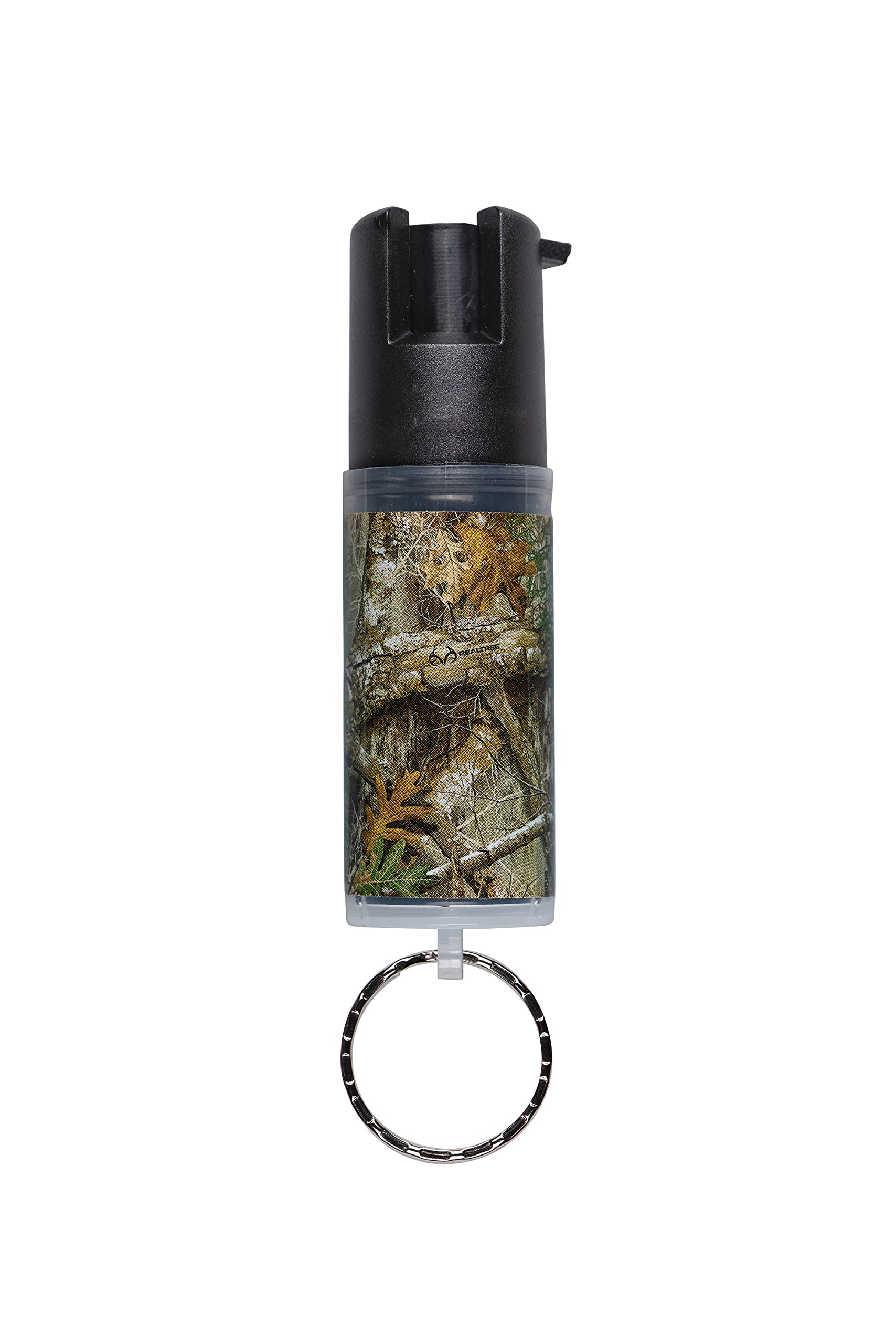 SABRE Maximum Strength Pepper Spray with 10-Foot Range - 3-Meter Defense Spray, Twist Lock Safety, Key Ring & Clip for Personal Protection - Ideal for Jogging, Hiking & Self-Defense