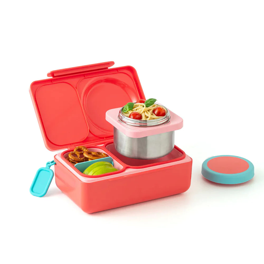 Omiebox Bento Lunch Box for Kids - Insulated Stainless Steel Food Container with Compartments - Leak Proof & Eco-Friendly - Perfect for School, Work, and Picnics