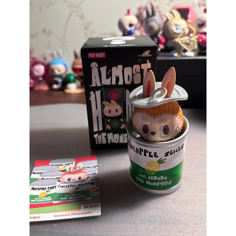 Labubu The Monsters Almost Hidden Series Canned Pineapple Collectible Toy - Cute Anime Figure for Display, Gift & Collection | Perfect for Anime Fans, Kawaii Decor, and Pop Culture Enthusiasts