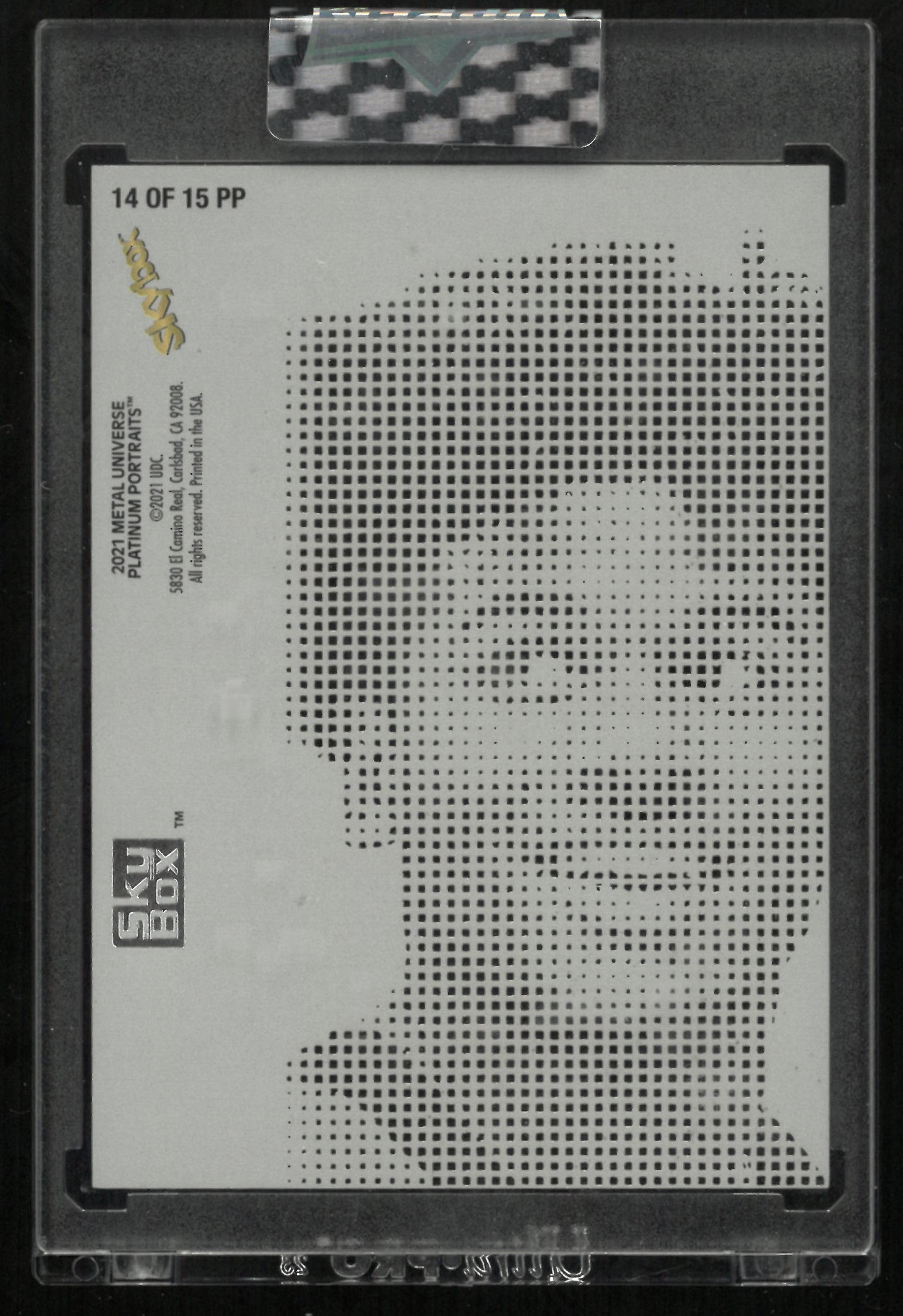 2021 Panini SkyBox Metal Universe Jalen Green Platinum Portrait #14/15 PP - Rare Basketball Trading Card for Collectors & Fans - Perfect for Display, Investment & Gifting