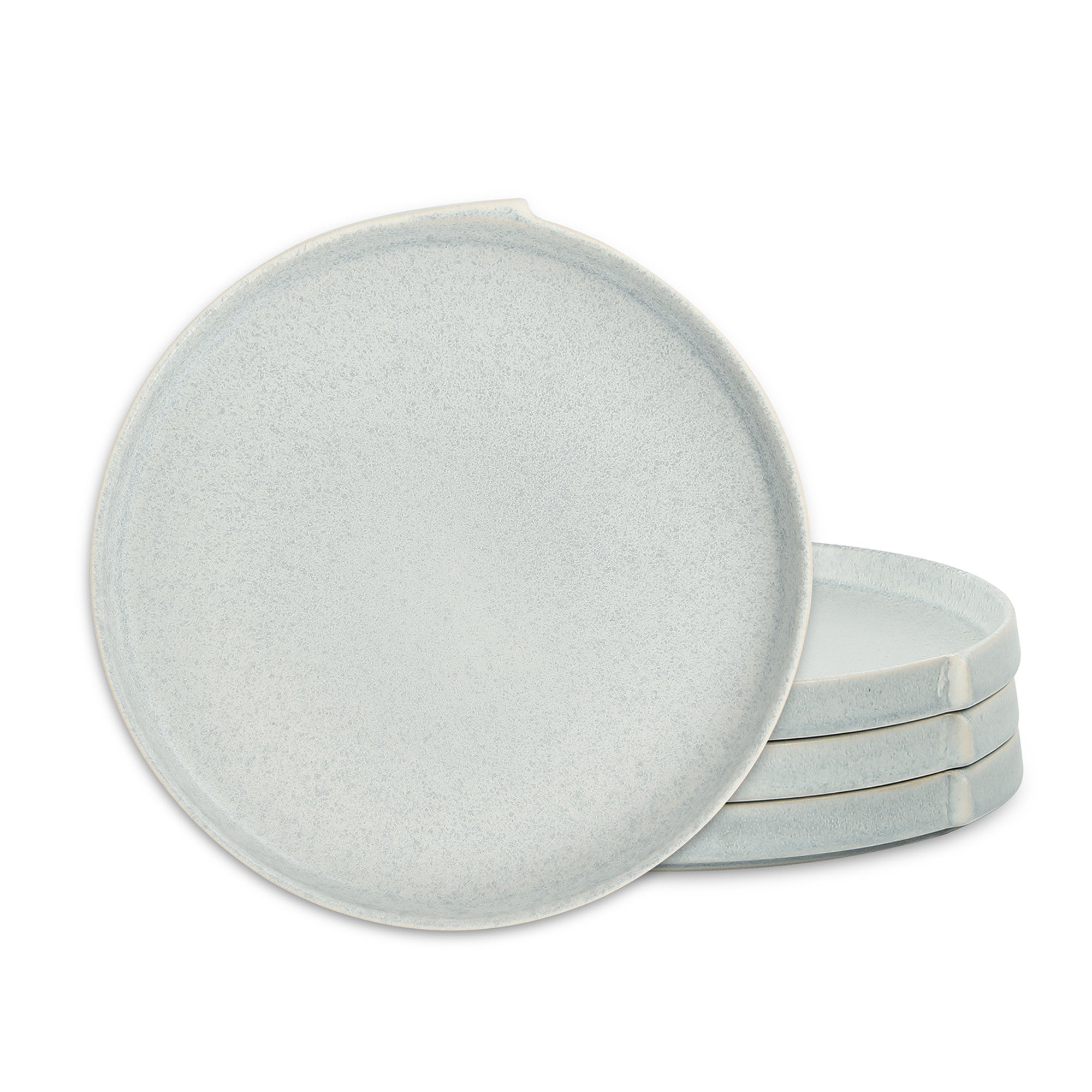 Premium Blue Grey Stoneware Dinner Plate Set - Elegant & Durable Ceramic Plates for Everyday Dining, Restaurants & Special Occasions