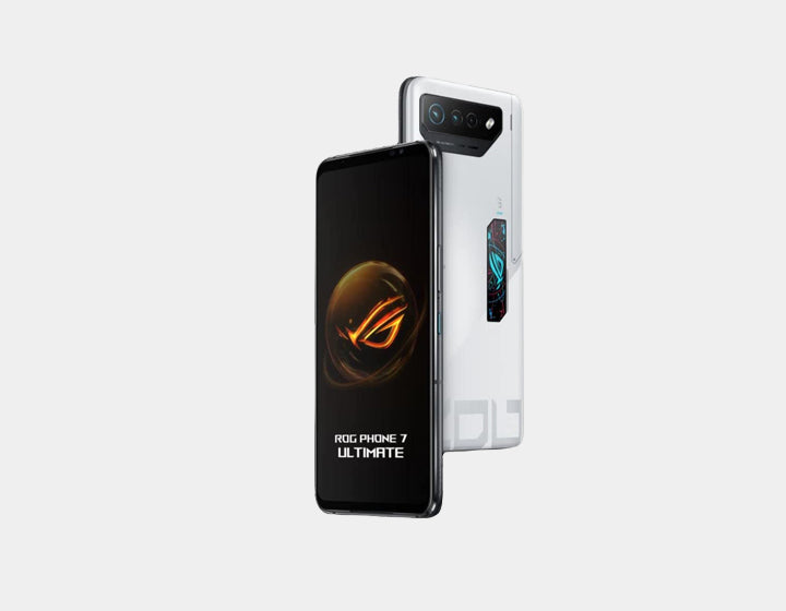 ASUS ROG Phone 7 Ultimate 5G Gaming Smartphone - 512GB ROM 16GB RAM - Dual SIM GSM Unlocked (White) - High Performance Mobile for Streaming, Esports & VR Gaming