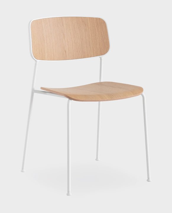 Lapalma Kisat S410 Modern Stackable Side Chair - Durable & Space-Saving Dining Chair for Home, Office, Restaurant & Cafe Use