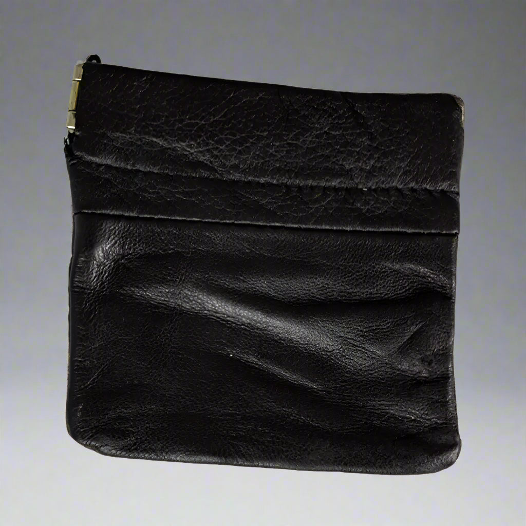 JBG International Snap Frame Leather Coin Purse - Stylish & Durable Wallet for Women & Men - Perfect for Travel, Shopping, and Everyday Use
