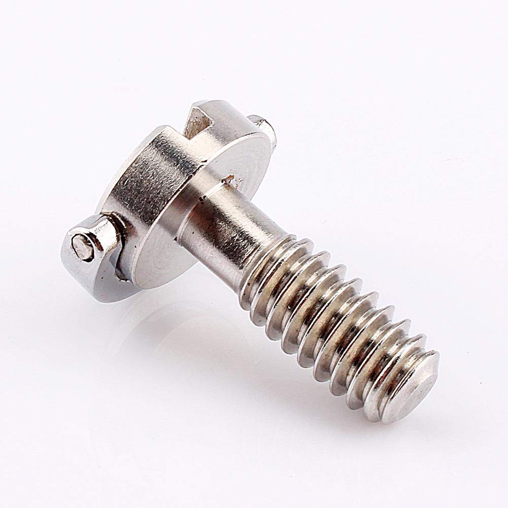 1/4 Inch Stainless Steel Camera Mounting Screws - D Ring Screw Adapter for Tripod, Quick Release Plate & Monopod | Secure Camera Mounting for DSLR, Mirrorless & Action Cameras