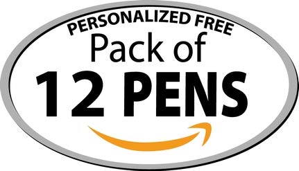 Custom Personalized Ballpoint Pens with Stylus Tip - Soft Touch Click Action Pen - Imprinted with Your Name/Logo - Premium Black Ink - 12 Pack (Purple) - Perfect for Office, Gifts & Business Promotions