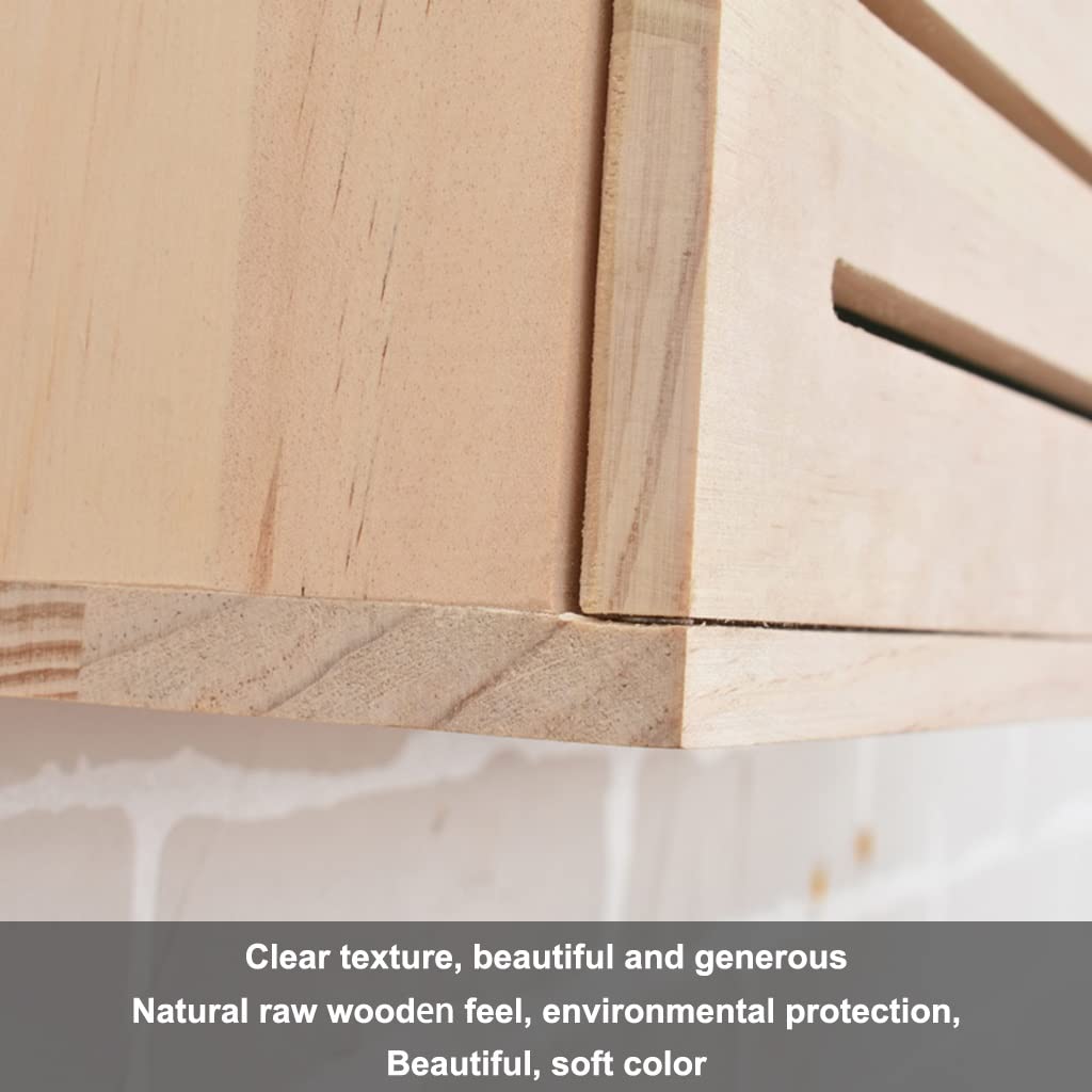Wooden Wireless Router Storage Box - Wall Mounted WiFi Router Organizer with Shelf for Living Room, Office & Home Network Setup | Durable & Stylish Cable Management Solution