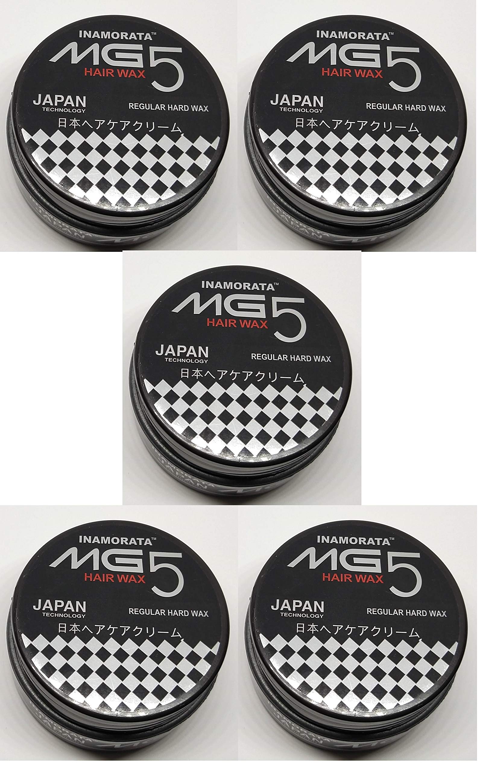 MG5 INAMORATA Hair Wax Styler Combo Pack - 5 x 50g Hair Styling Wax for Men & Women | Strong Hold, Matte Finish | Perfect for Pompadour, Spiky, Textured Hairstyles - Salon Quality Styling Wax for Daily Use