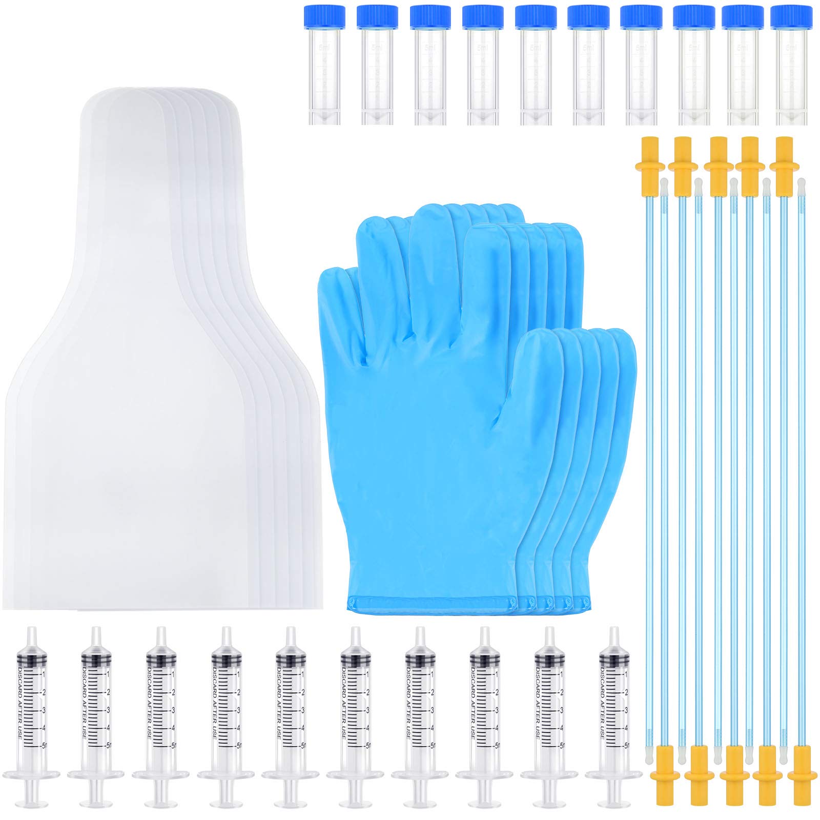 BBTO 10-Piece Artificial Insemination Dog Breeding Kit - Canine AI Insemination Supplies for Small & Medium Breeds | Professional Dog Breeder Tools for Home & Veterinary Use