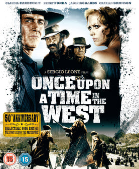 Once Upon A Time In The West Blu-ray 50th Anniversary Edition - Classic Western Film for Movie Collectors & Home Theater Enthusiasts