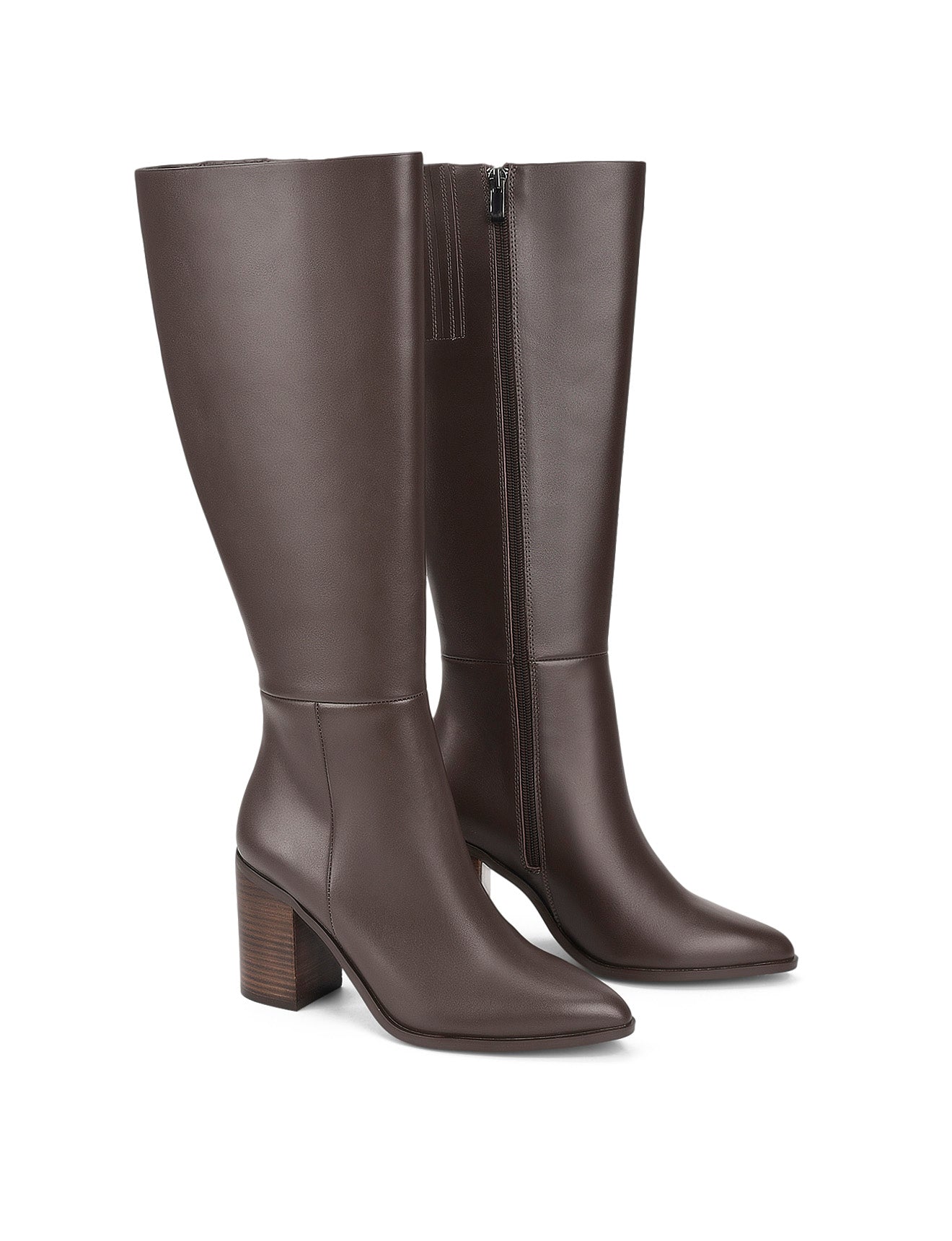 Premium Ridley Long Boots for Women - Chocolate Brown Genuine Leather - Stylish & Comfortable for Riding, Outdoor & Casual Wear