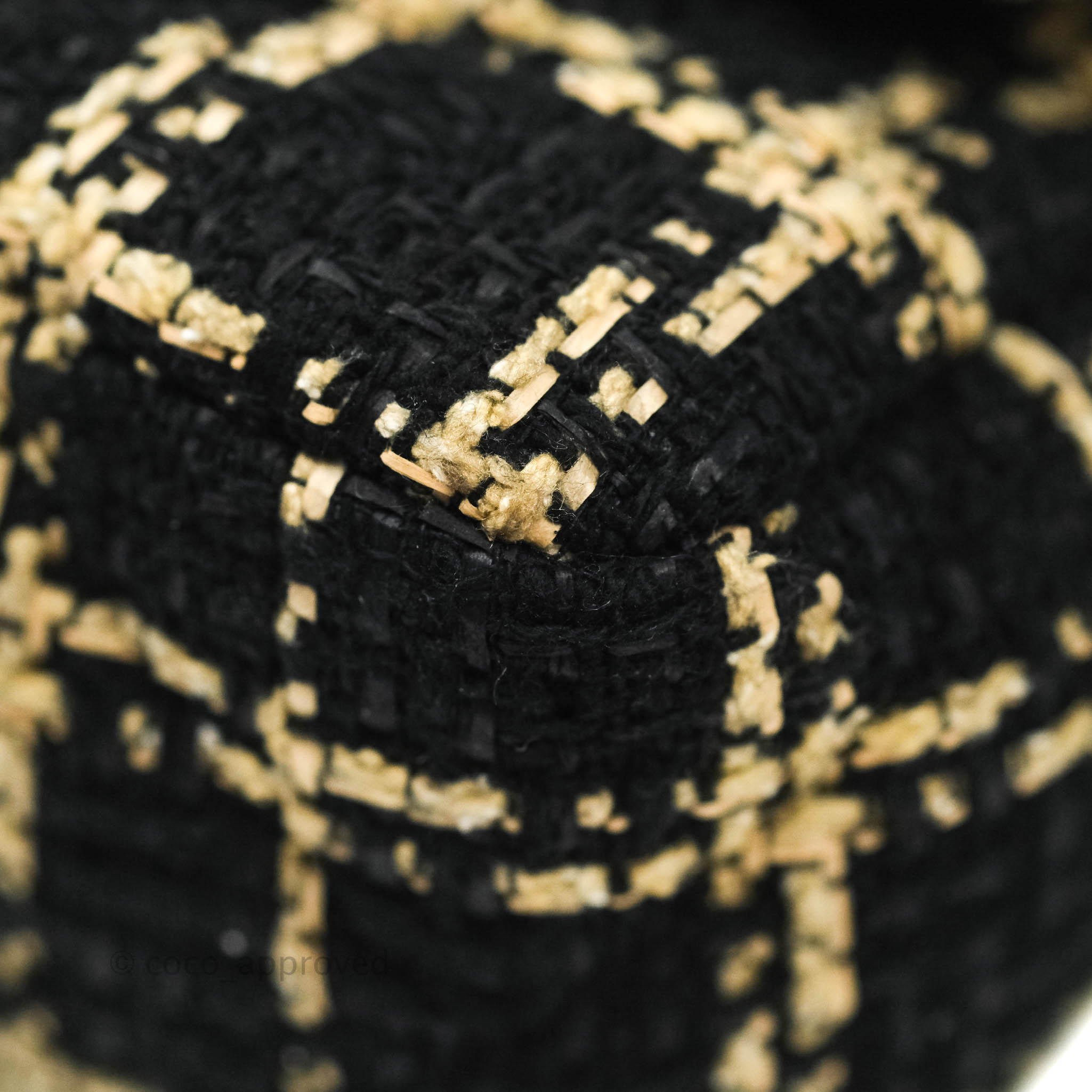 Chanel 19 Small Tweed Handbag in Black & Gold with Mixed Hardware - Luxury Crossbody Bag for Women, Perfect for Evening Events & Date Nights