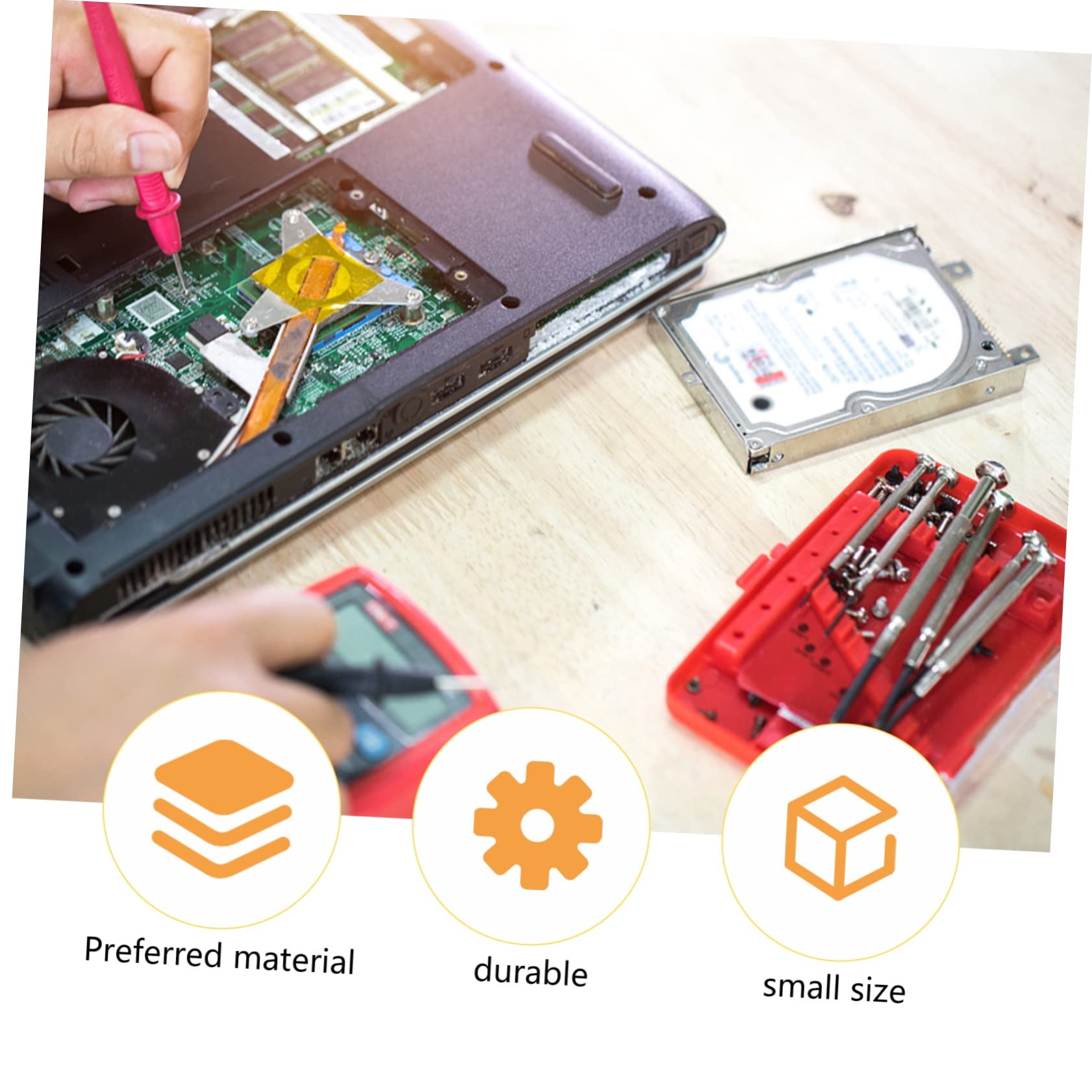 ABOOFAN 2 Sets Laptop Motherboard Screws Kit - M2 Screws, Standoffs, SSD Mounting Hardware, Hex Nuts & Rivet Nuts - Stainless Steel Computer Repair Parts for Laptop, PC & Hard Drive Installation