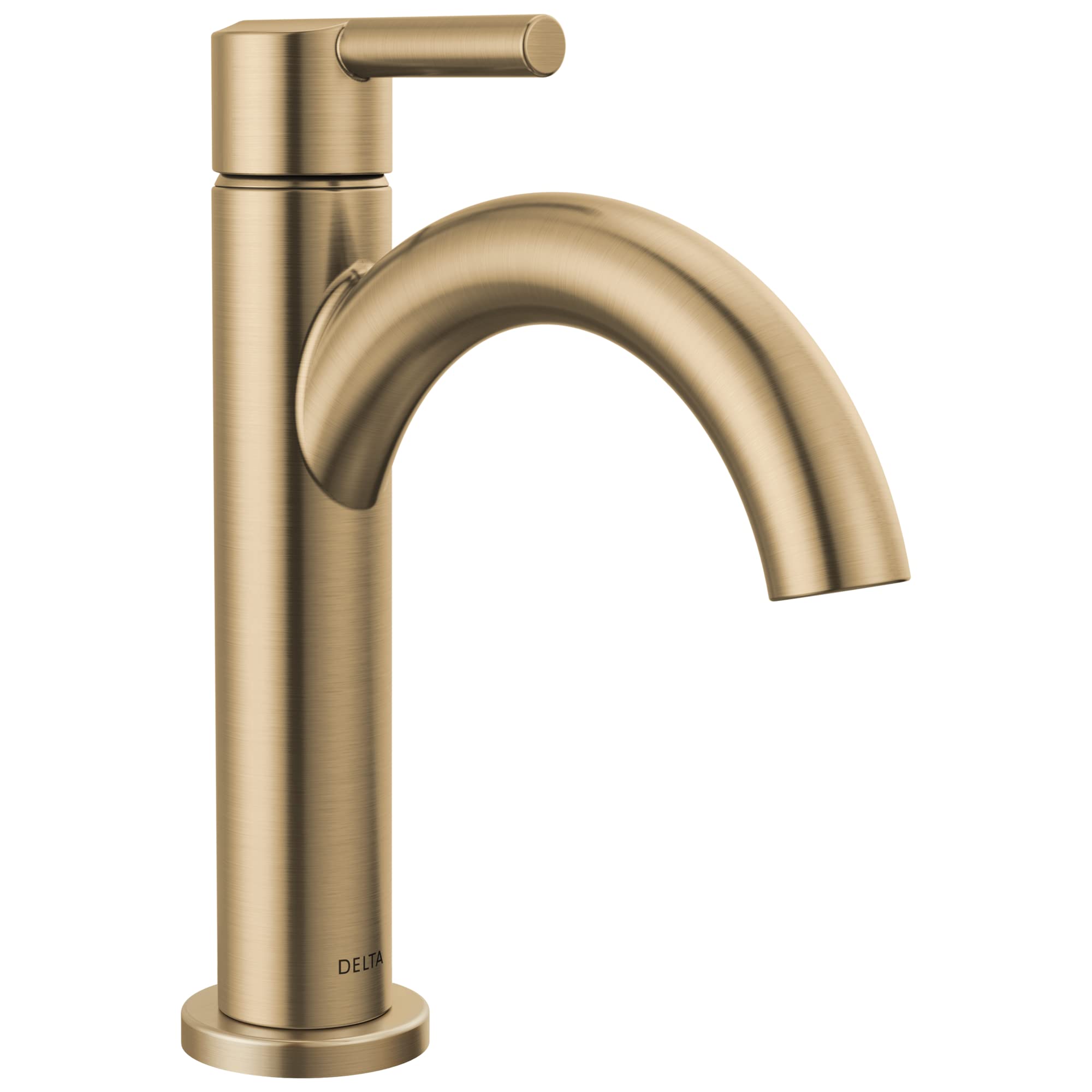 Delta Nicoli Single Hole Bathroom Faucet - 1-Handle Champagne Bronze Bathroom Sink Faucet 15749LF-CZ for Vanity, Powder Room & Guest Bathroom