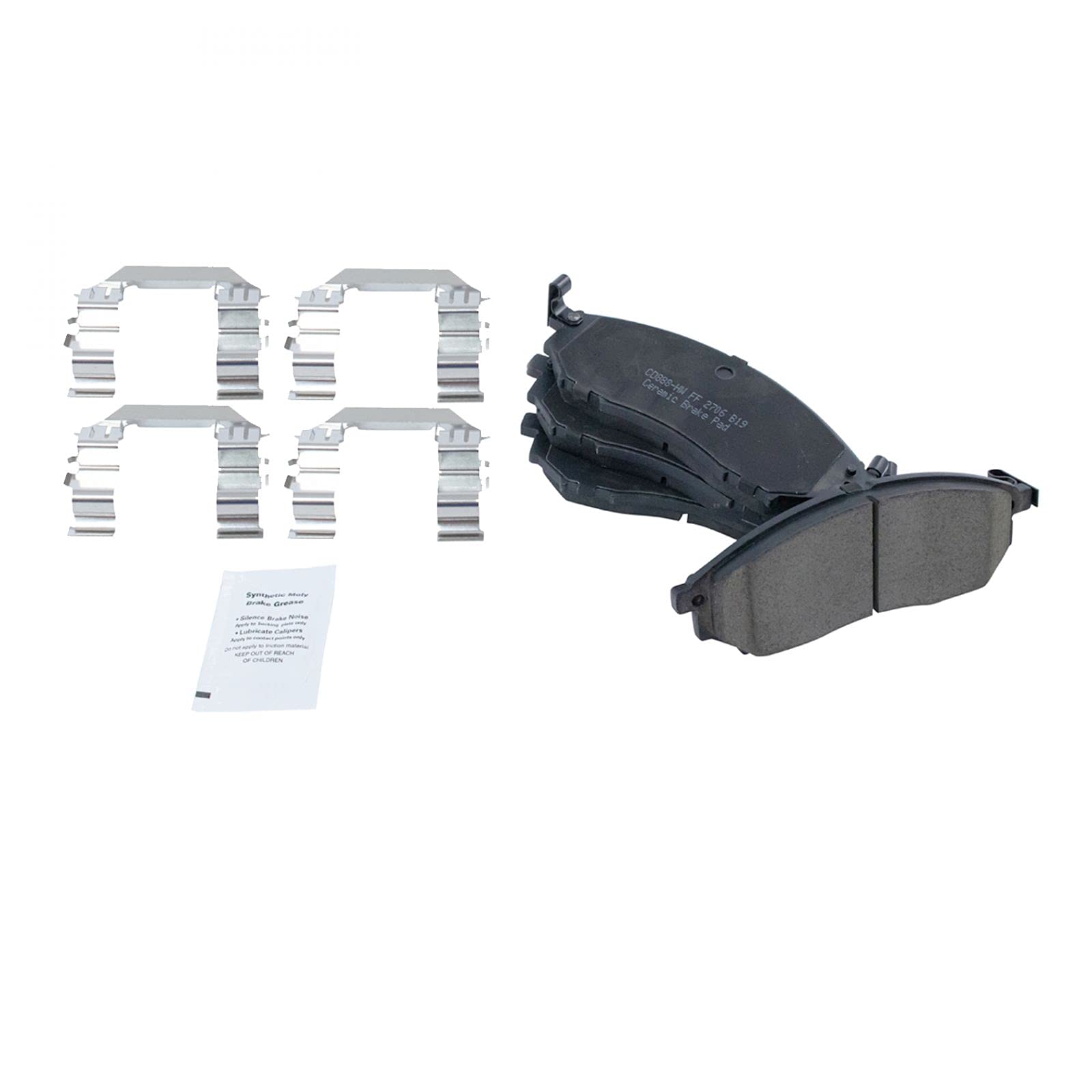 High-Performance Front Ceramic Disc Brake Pads & G-Coated Rotors Kit for Infiniti Nissan - Enhanced Stopping Power, Low Noise & Dust - Perfect for Daily Commuting, City Driving & Performance Upgrades