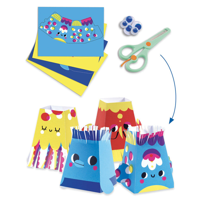 DJECO Seaside Delights Multi Craft Kit for Kids - DIY Beach Themed Art Projects, Creative Activities for Children - Perfect for Summer Crafts, Birthday Parties & Family Fun