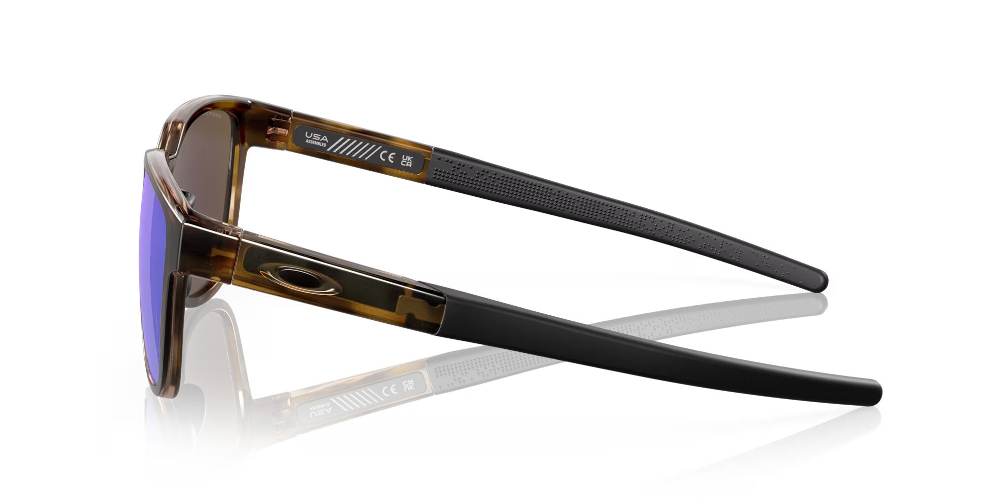 Polarized Brown Tortoise Sunglasses with Prizm Sapphire Lenses - UV Protection for Outdoor Sports & Driving
