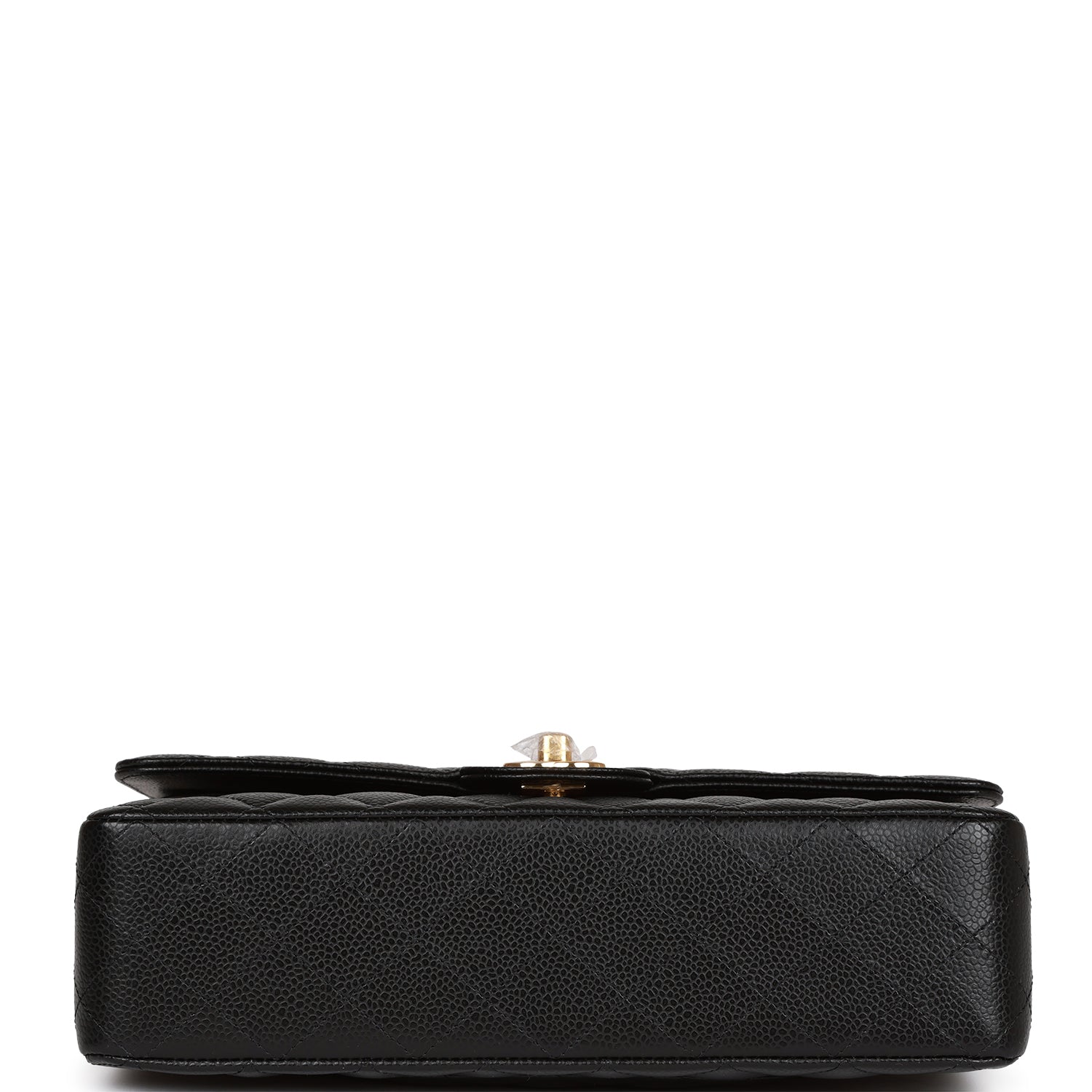 Chanel Medium Classic Double Flap Bag Black Quilted Caviar Gold Hardware - Luxury Designer Handbag for Women, Perfect for Parties, Work & Everyday Use