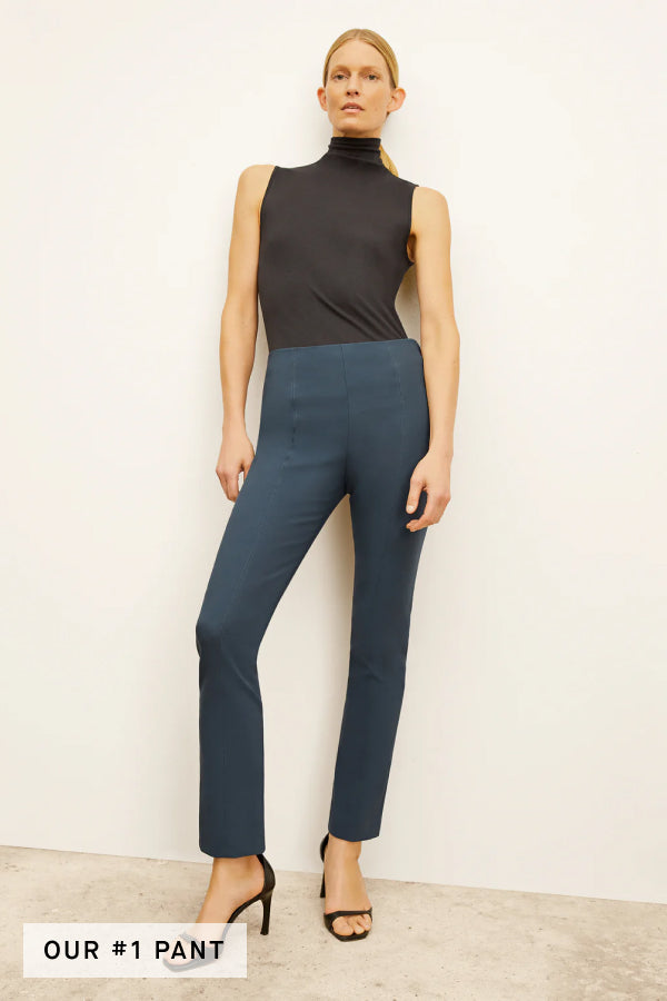 Foster Cigarette Pants for Women - High Waisted Stretch Denim Jeans with PowerStretch Technology | Perfect for Lakeside Outings, Casual Wear & Everyday Comfort
