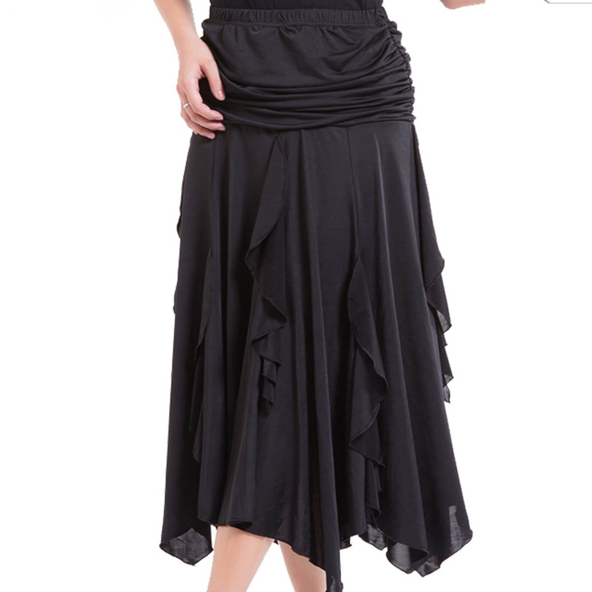Elegant Ballroom Swing Long Skirts for Women - Perfect for Latin, Salsa & Swing Dance Performances & Practice