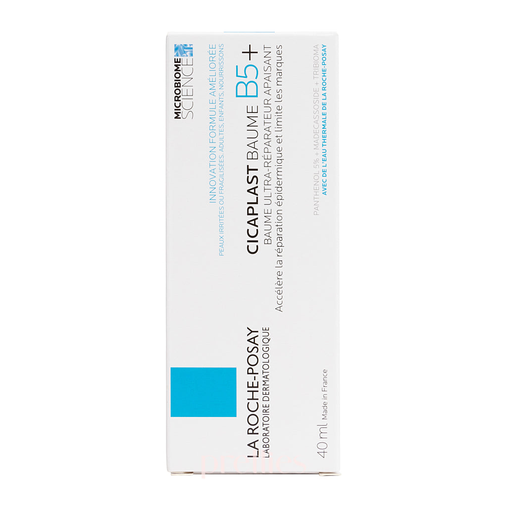 La Roche-Posay Cicaplast Baume B5+ Soothing Ultra Repairing Balm 40ml - Hydrating Face & Body Cream for Dry, Irritated Skin - Perfect for Post-Procedure Care & Eczema Relief