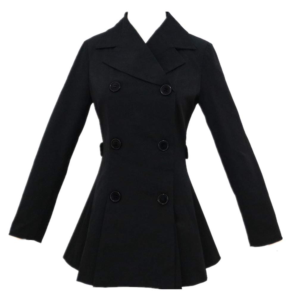 Fate Grand Order Scathach Cosplay Costume - Third Anniversary Dust Wind Trench Coat Outwear Uniform | Anime Convention, Halloween Dress Up, Character Roleplay