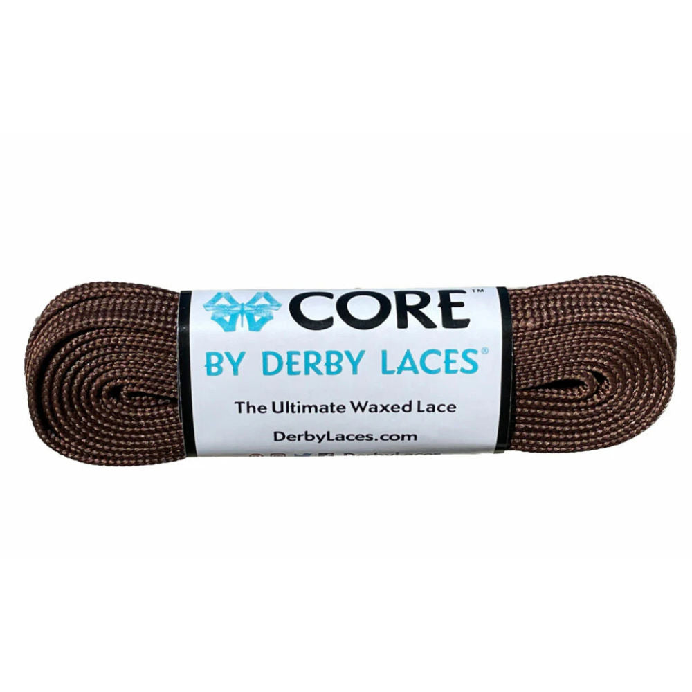 Derby Laces Core 6mm Shoe Laces - Premium Flat Waxed Shoelaces for Dress Shoes, Boots & Oxfords - Perfect for Formal Wear, Business Attire & Office Outfits