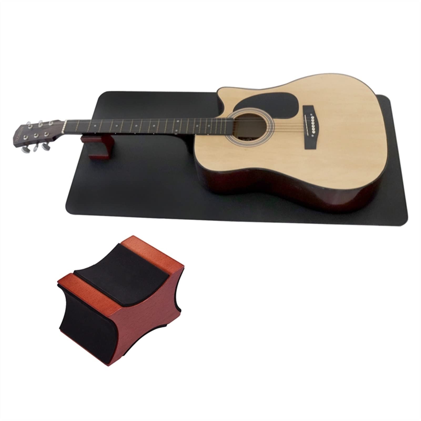 Professional Metal Fingerboard Fret Press Caul with 3Pcs 7.25/9.5/12 Radian Fret Inserts - Premium Guitar Luthier Tool for Precision Fretwork | Perfect for Guitar Repair, Setup & Custom Builds