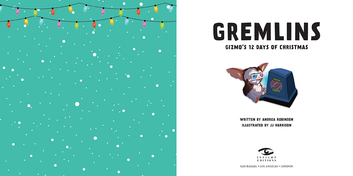 Gremlins: Gizmo's 12 Days of Christmas Plush Toy - Perfect Holiday Gift for Movie Fans & Christmas Decorations