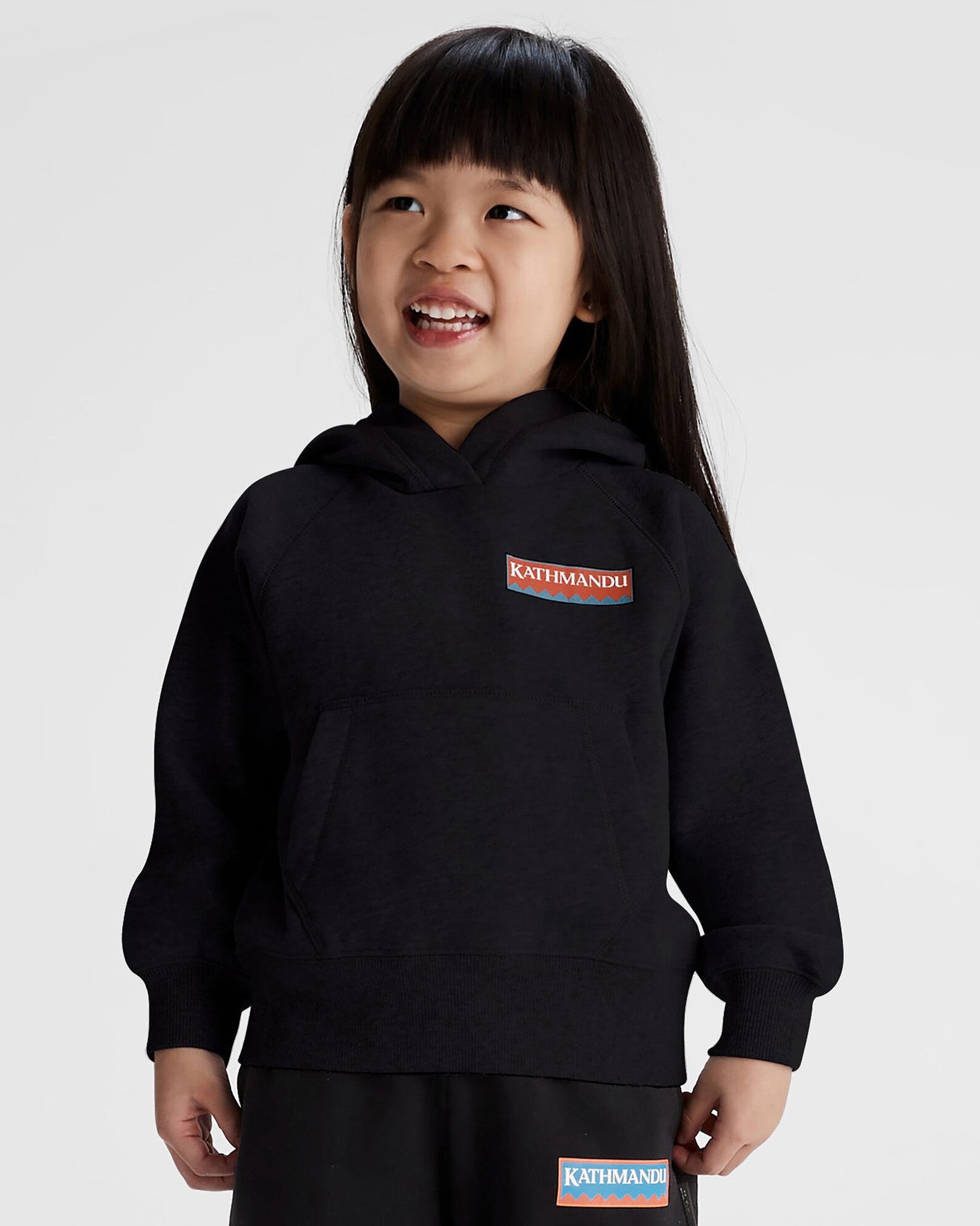 Heritage Logo LT BB Hoodie for Kids - Black Stingray Color | Comfortable & Stylish Pullover for School, Playdates & Outdoor Activities