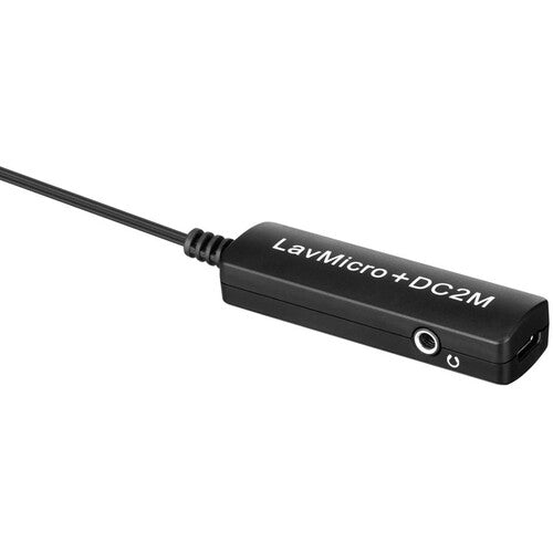 Saramonic LavMicro + DC2M Dual Omnidirectional Lavalier Microphone - Professional Clip-On Mic for DSLR, Camcorder, Smartphone - Perfect for Interviews, Vlogging, and Live Streaming