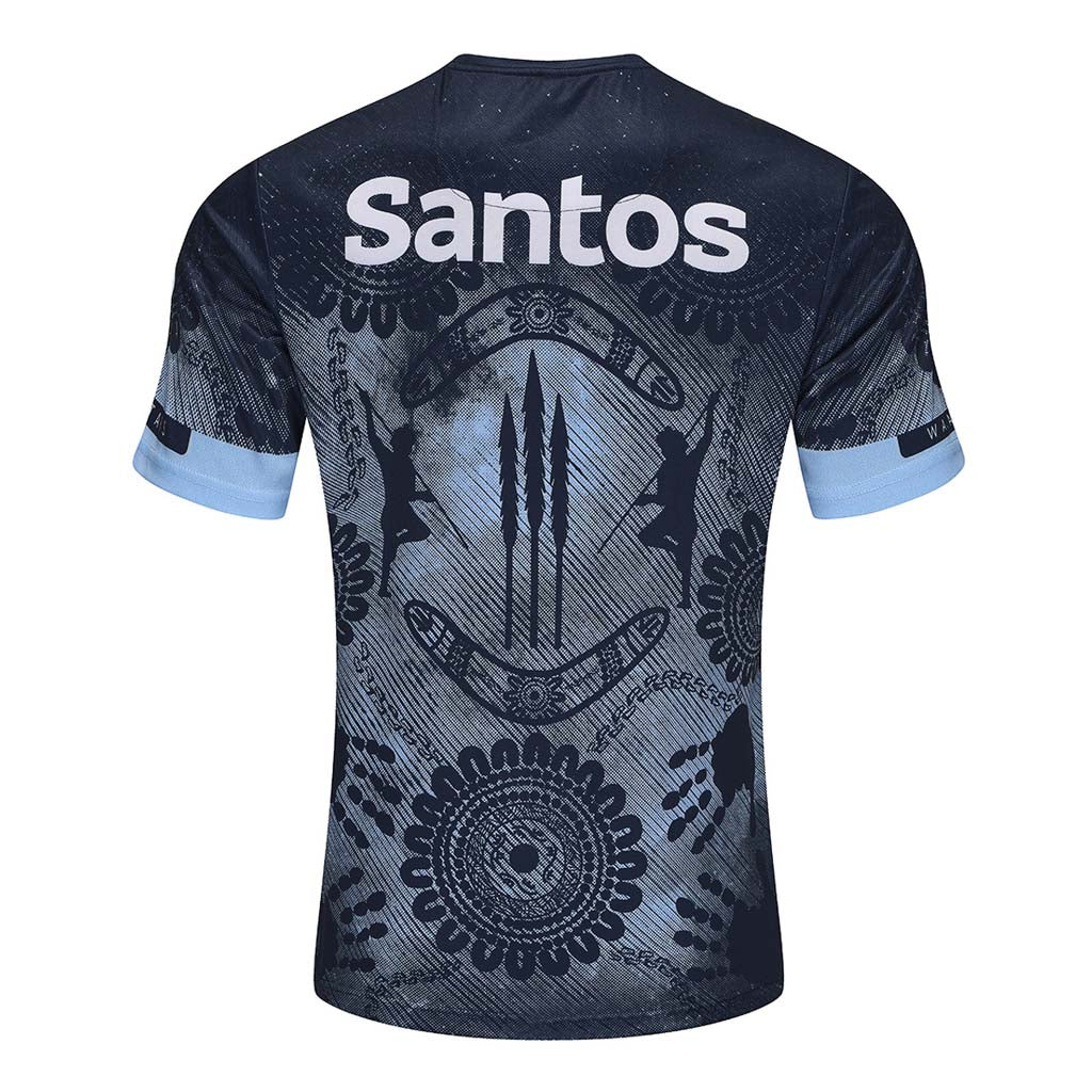 NSW Waratahs 2025 Run Out Youth T-Shirt - Official Rugby Fan Jersey for Kids & Teens - Perfect for Game Day & School Sports