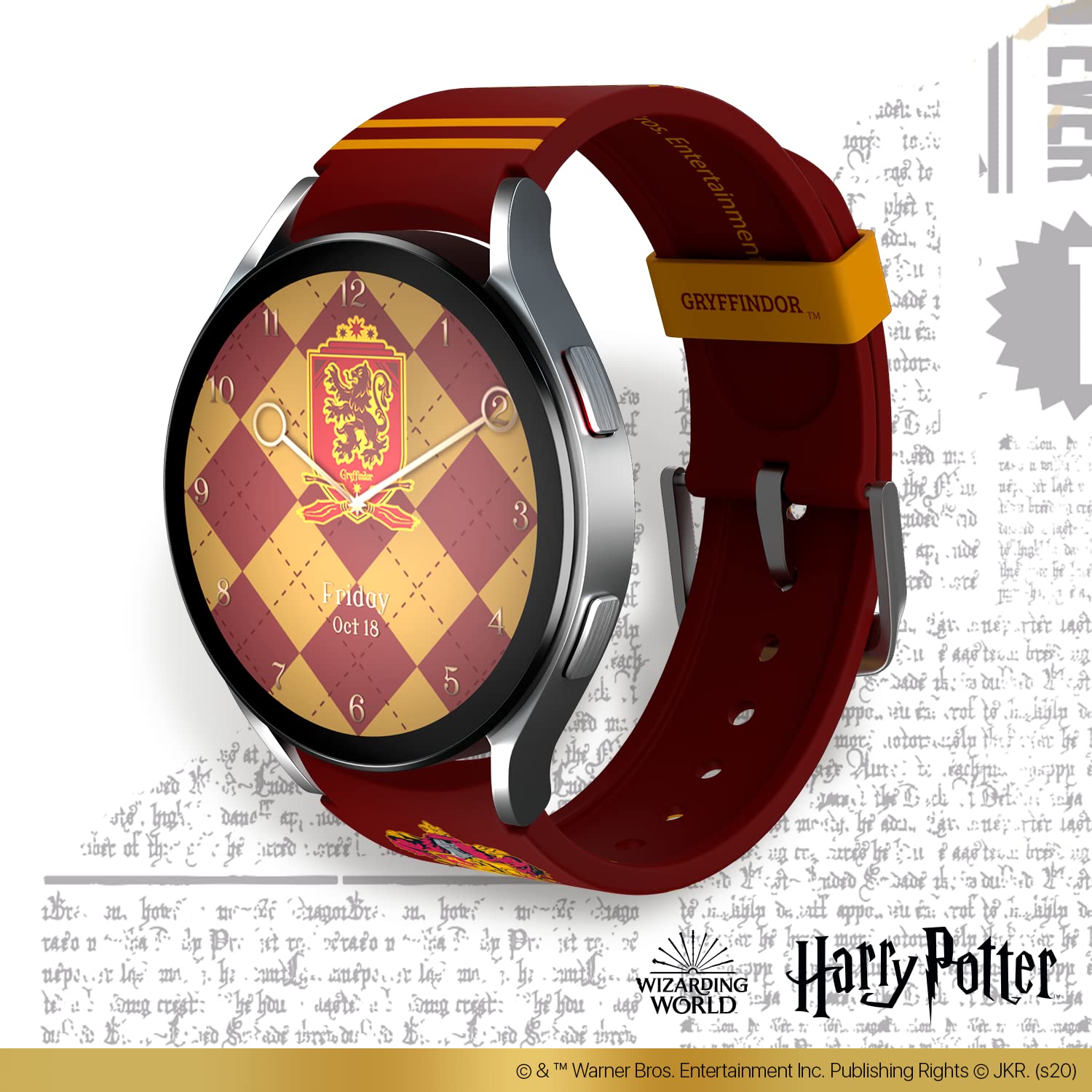 Harry Potter Officially Licensed Smartwatch Band for Samsung & Android – Stylish & Durable Wristband (Watch Not Included) – Perfect for Fans, Cosplay & Everyday Wear