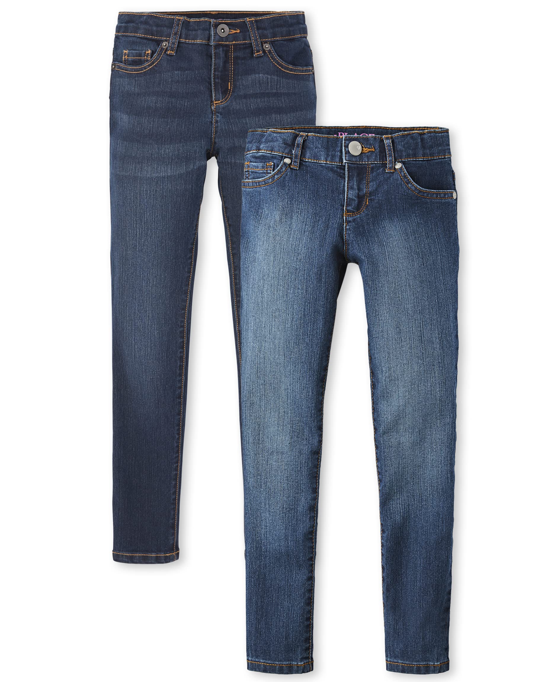 The Children's Place Girls' Super Skinny Jeans - Stretch Denim Pants for Kids | Trendy & Comfortable School & Play Outfits