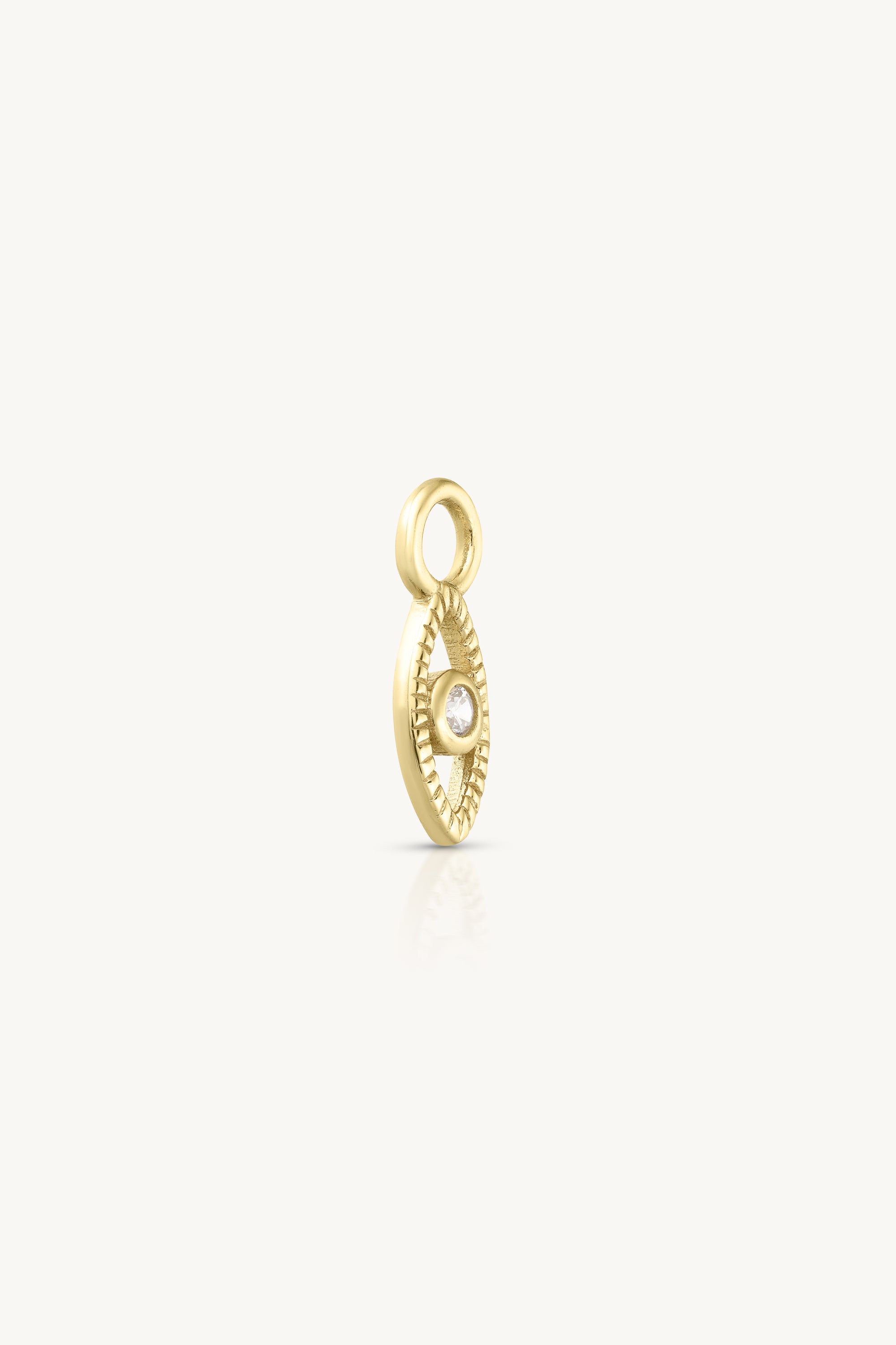 All Seeing Gold Charm - Evil Eye Protection Pendant for Women & Men - Perfect for Jewelry Gifts, Spiritual Healing & Fashion Accessories