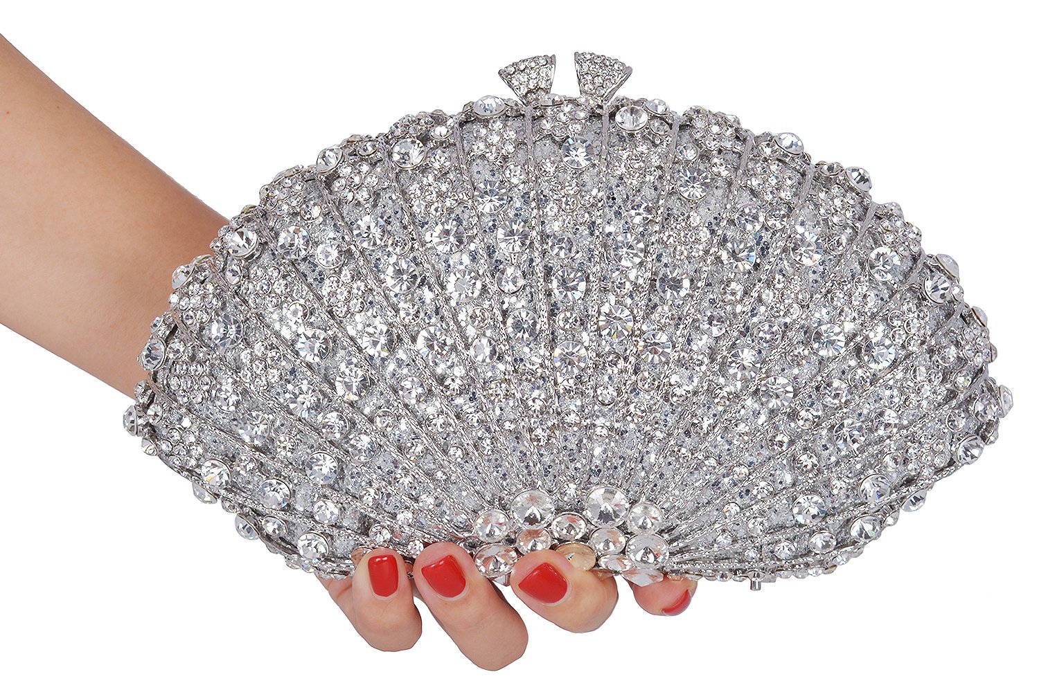 Luxury Crystal Clutch Bag for Women - Elegant Rhinestone Evening Purse - Perfect for Parties, Weddings & Formal Events