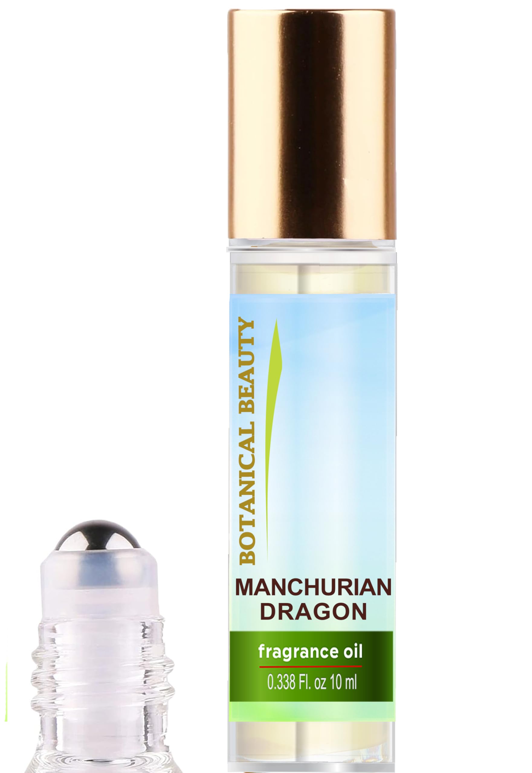 Botanical Beauty Manchurian Dragon Fragrance Oil Roll-On 10ml | Alcohol-Free Long Lasting Rollerball Perfume | Natural Aromatherapy for Stress Relief & Daily Wear