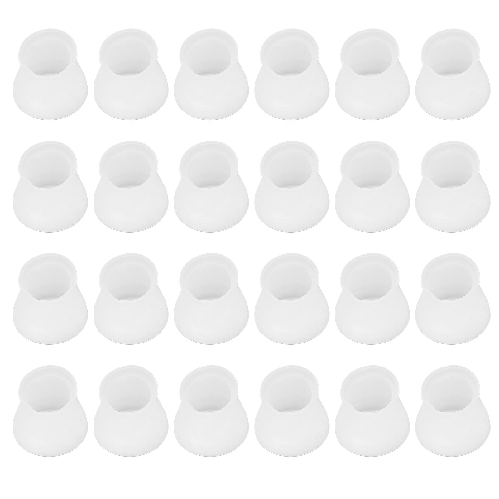 24pcs Silicone Chair Leg Protectors - Anti-Slip Furniture Sliders for Round Chair Legs, Table Feet Covers for Hardwood Floors | Protect Floors & Reduce Noise for Dining Chairs, Office Chairs, and Home Furniture